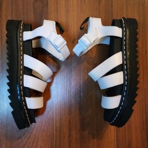 Dr Martens White Sandals Women 9